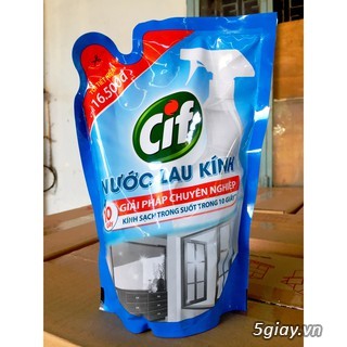 Cif nước xịt lau kính túi 520ml