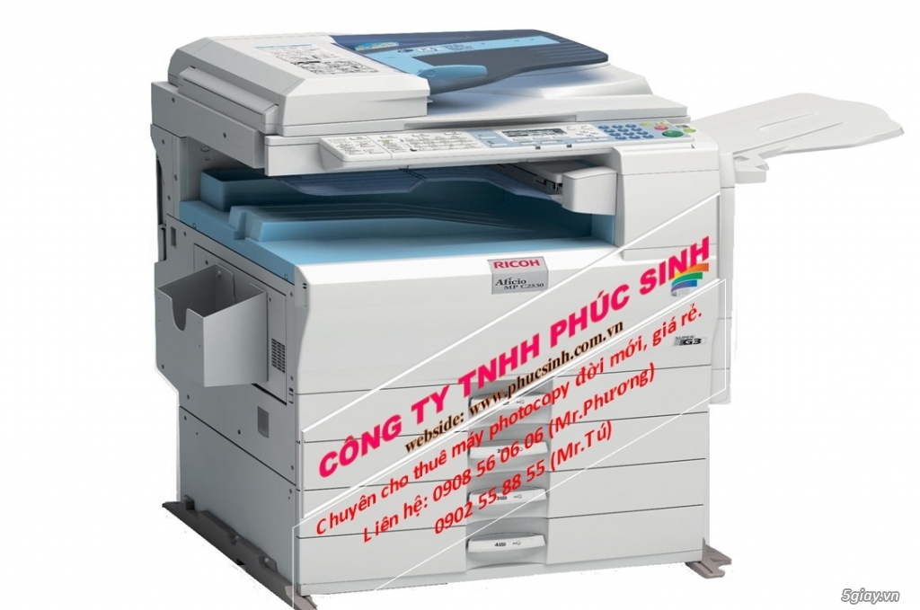 Cho thuê máy photocopy Bình Dương, TPHCM giá rẻ