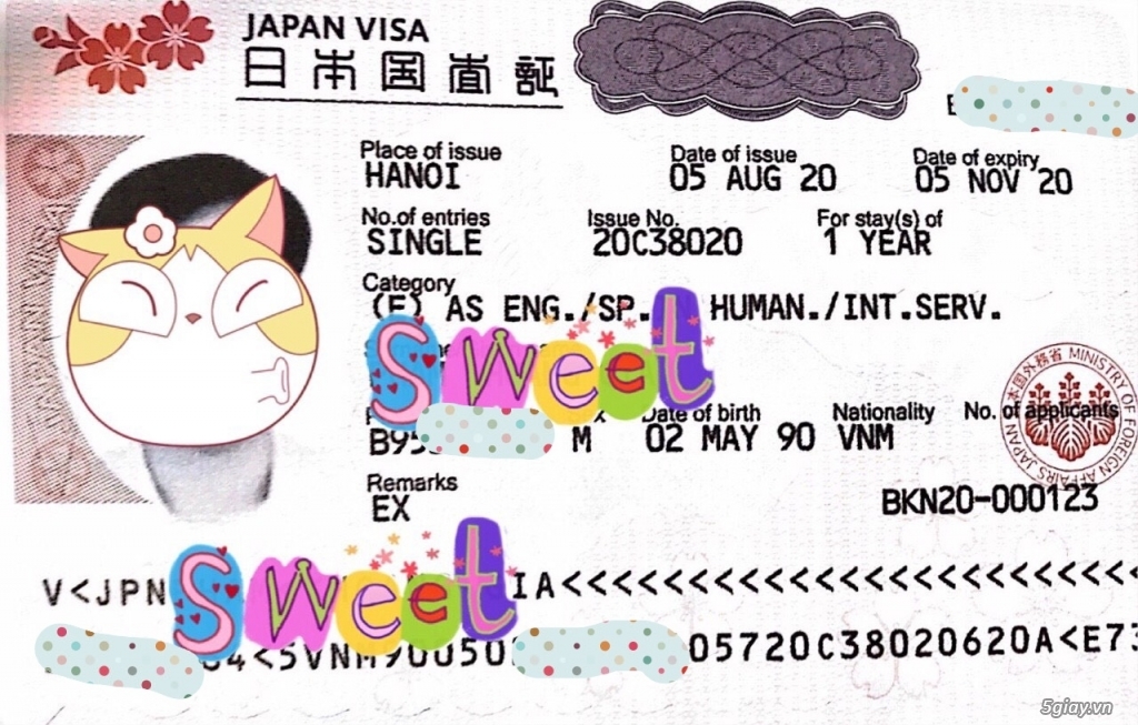 Chuyên visa Nhật các diện - 1