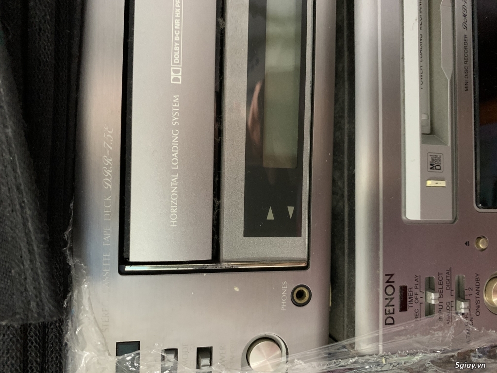 4 cái MD và Cassette deck mini Denon 7.5 - 1