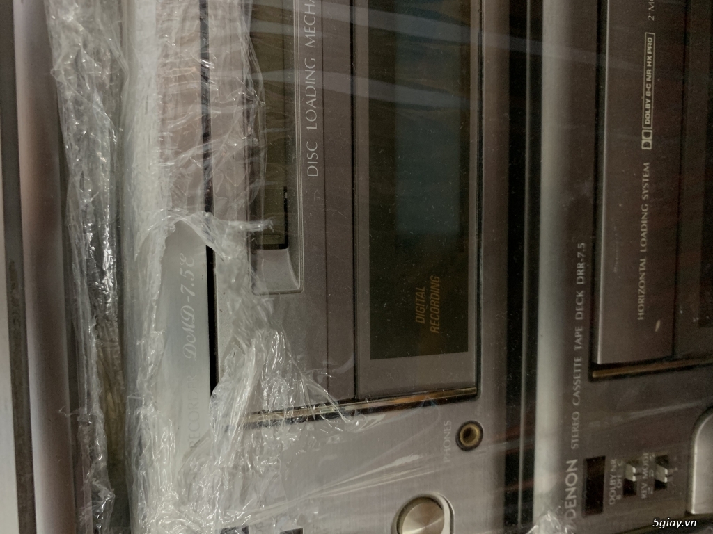 4 cái MD và Cassette deck mini Denon 7.5 - 2