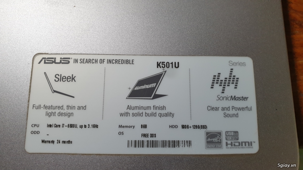 Asus K501U