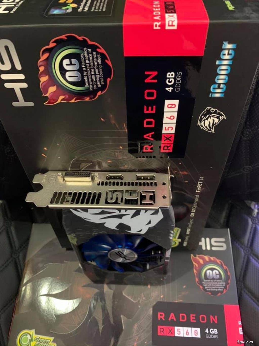 HIS RX560 4G/D5/128 BITS NEW BOX - 1