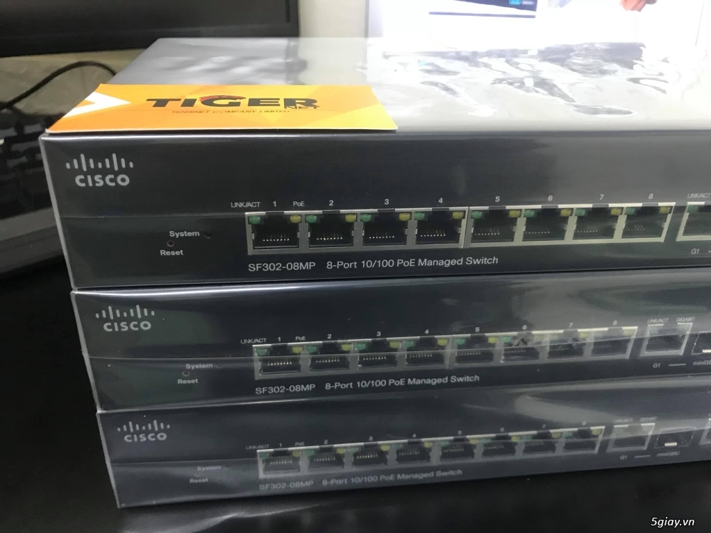 Cisco SF302-08MP | Thiết bị chuyển mạch 8P 100M MAX POE 124W