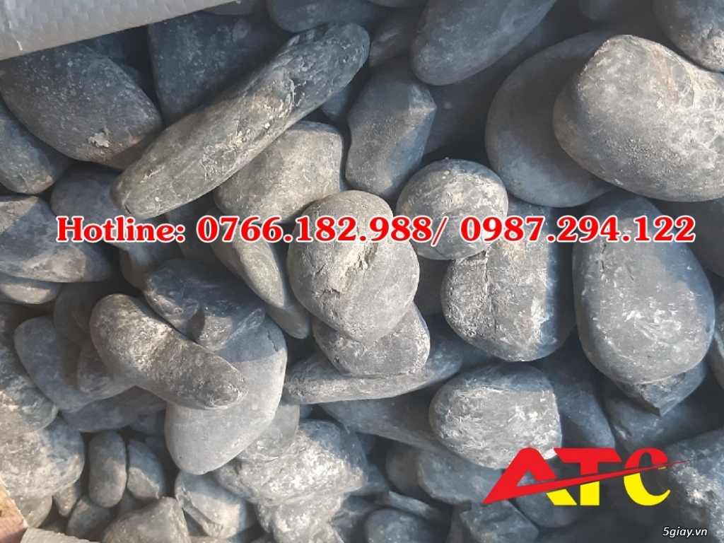 Bán đá cuội xanh đen trang trí tiểu cảnh, sân vườn - 8