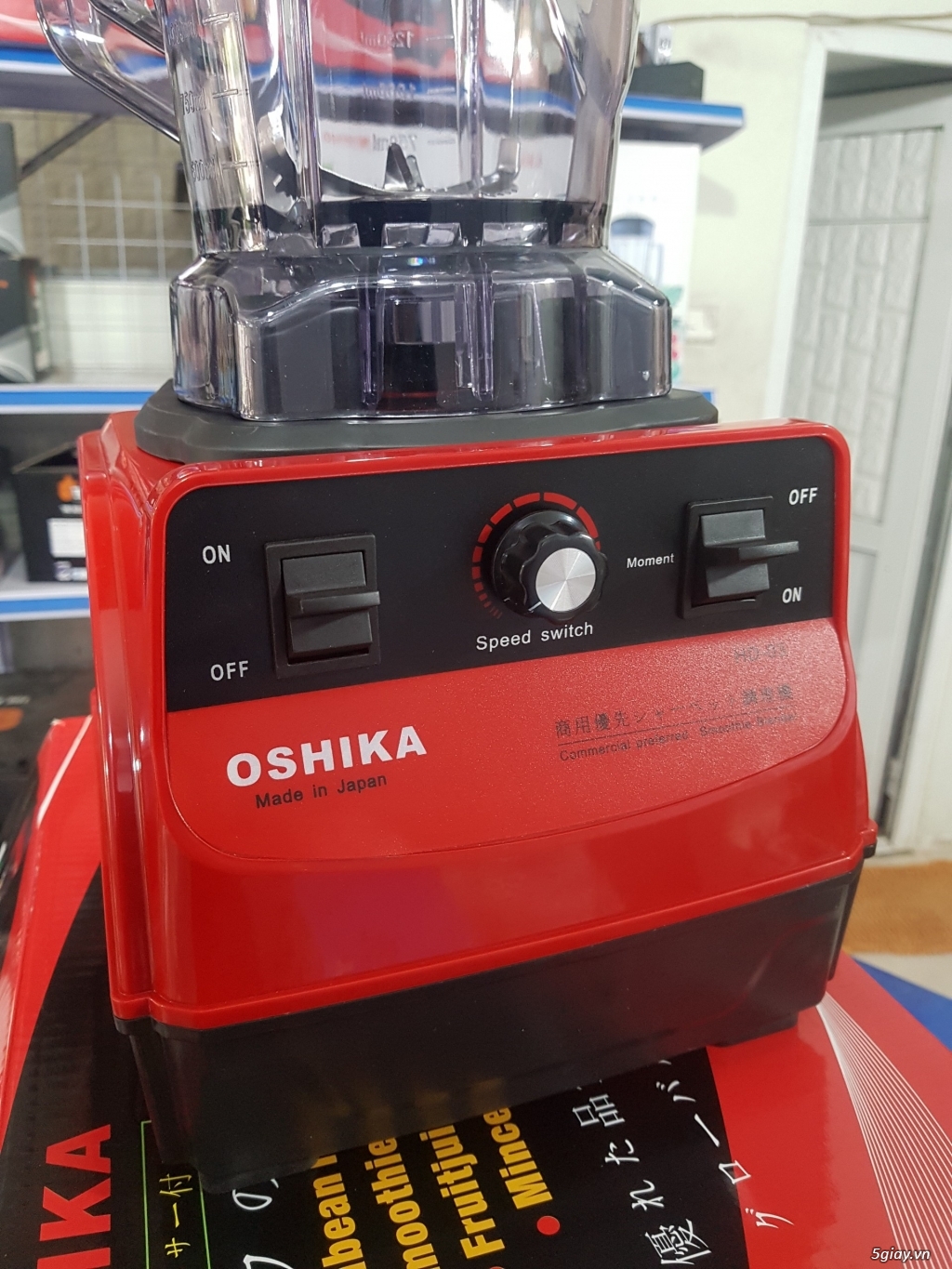 Máy xay sinh tố công nghiệp Oshika HD-03 Nhật Bản thanh lý