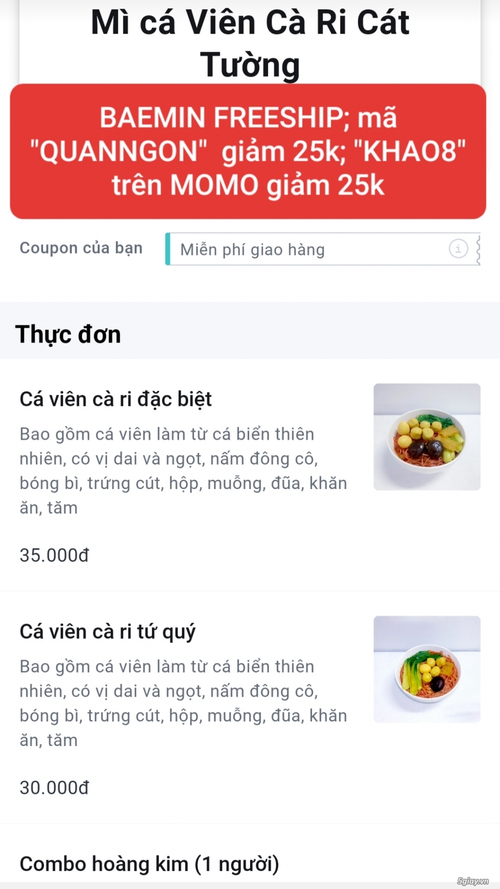 Mì cá viên cà ri Cát Tường - 5