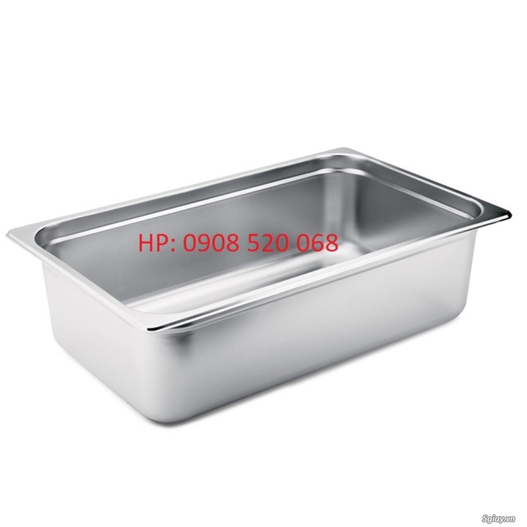 Khay inox đựng thực phẩm GN 1/4