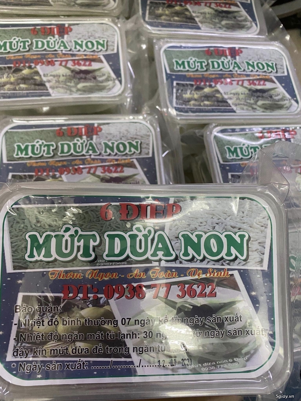 Mứt dừa dẻo Sài Gòn Sạch- An Toàn - 2