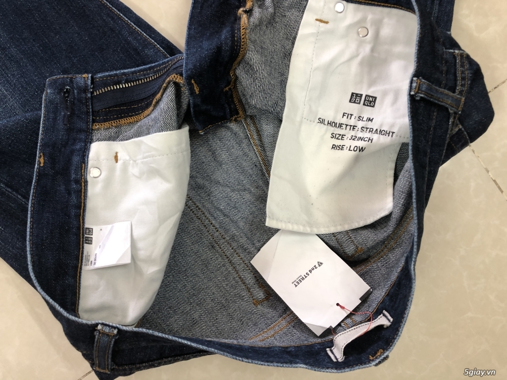 2 Jean nhật uniqlo đẹp mới size 32 - 2