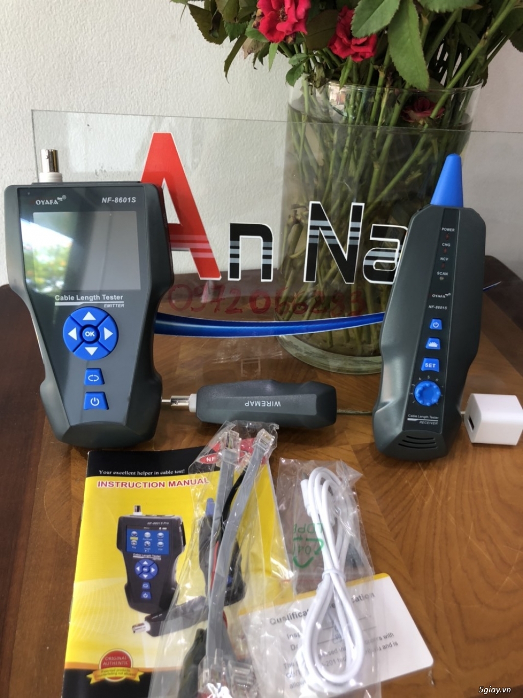 Máy test dây mạng NF-8601S sẵn hàng - 4