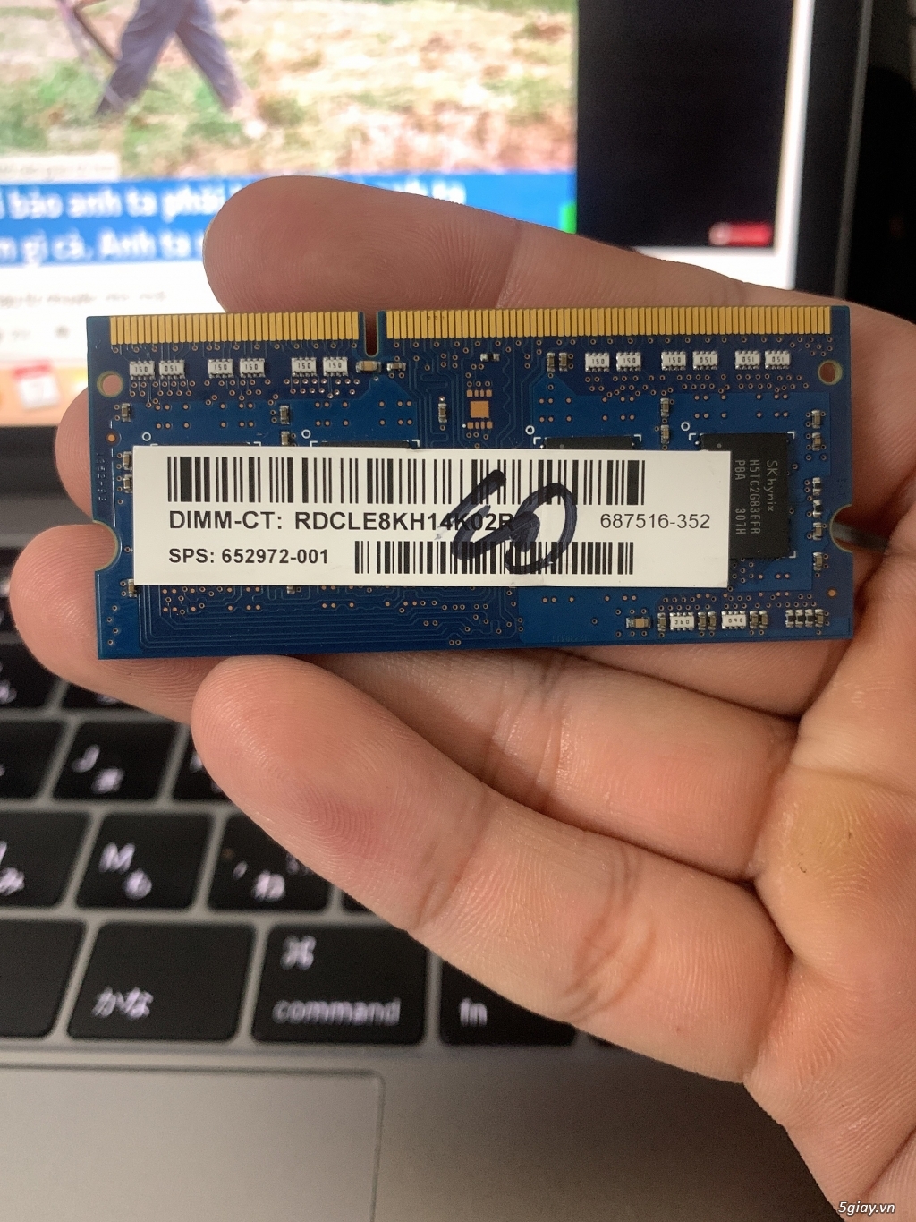 RAM dành cho Laptop SK Hynix 2GB DDR3 Bus 1600MHz - 2