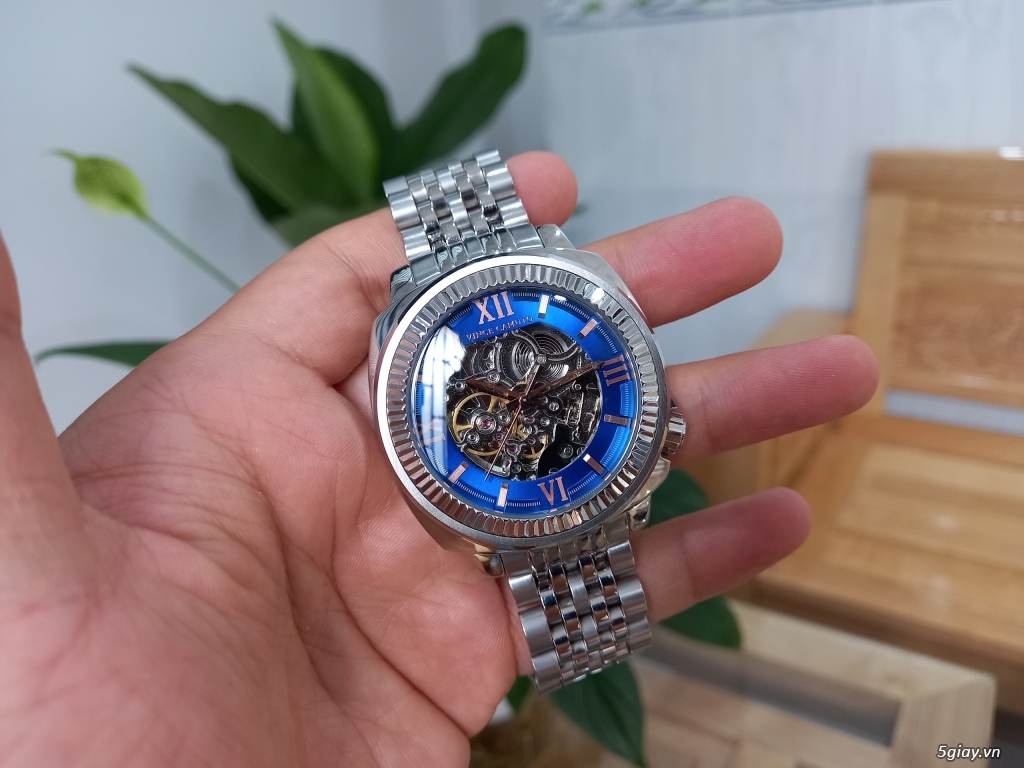 Đồng hồ Vince Camuto Automatic xanh tuyệt đẹp, thời thượng, giá tốt - 4