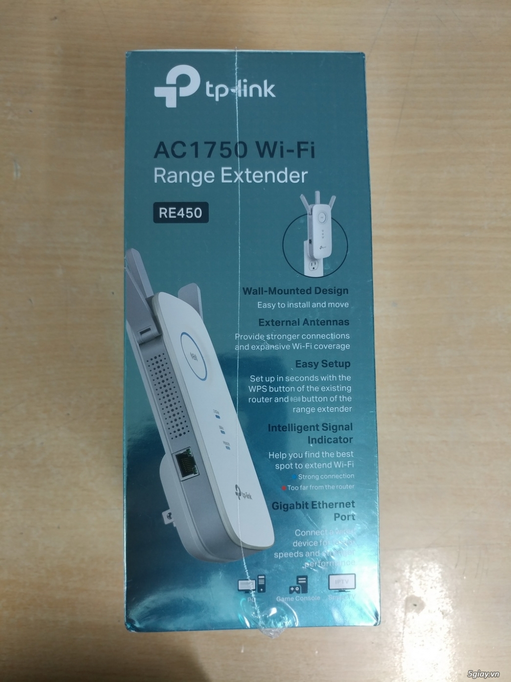 Bộ mở rộng sóng wifi Tp-link Re450, USB wifi dual band. Nguyên seal - 1