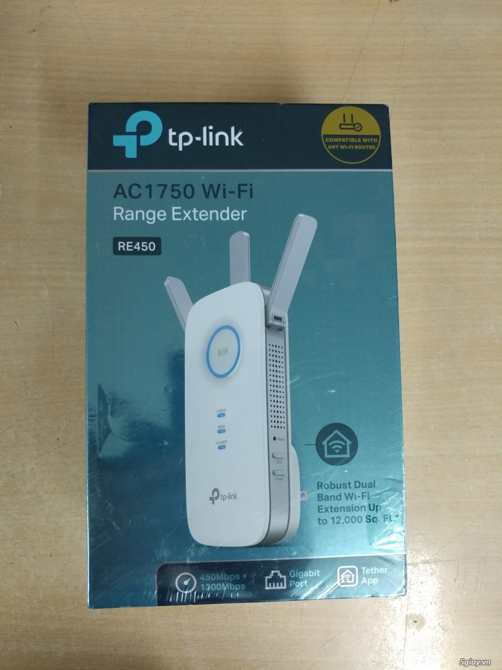 Bộ mở rộng sóng wifi Tp-link Re450, USB wifi dual band. Nguyên seal