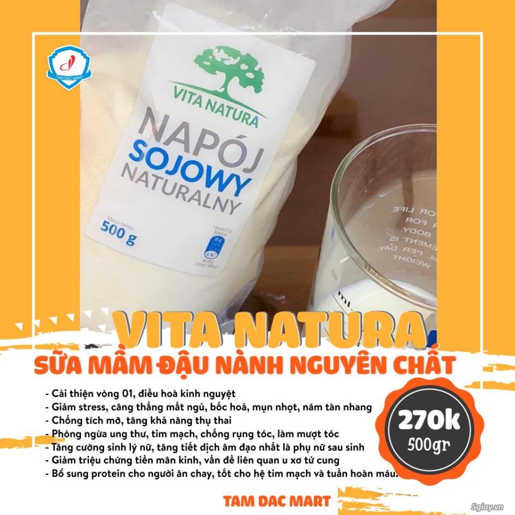 Sữa đậu này nguyên chất VITA NATURA