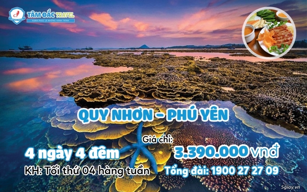 Tour du lịch Quy Nhơn - Phú Yên