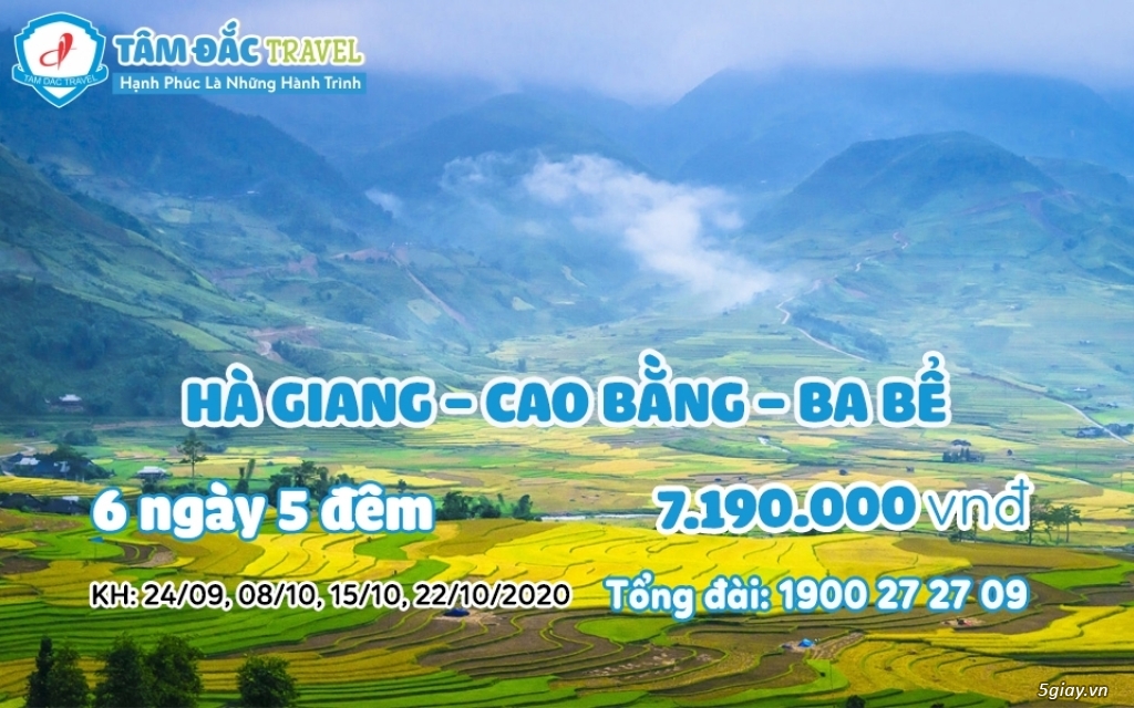 Tour du lịch Hà Giang - Cao Bằng - Ba Bể 6N5Đ