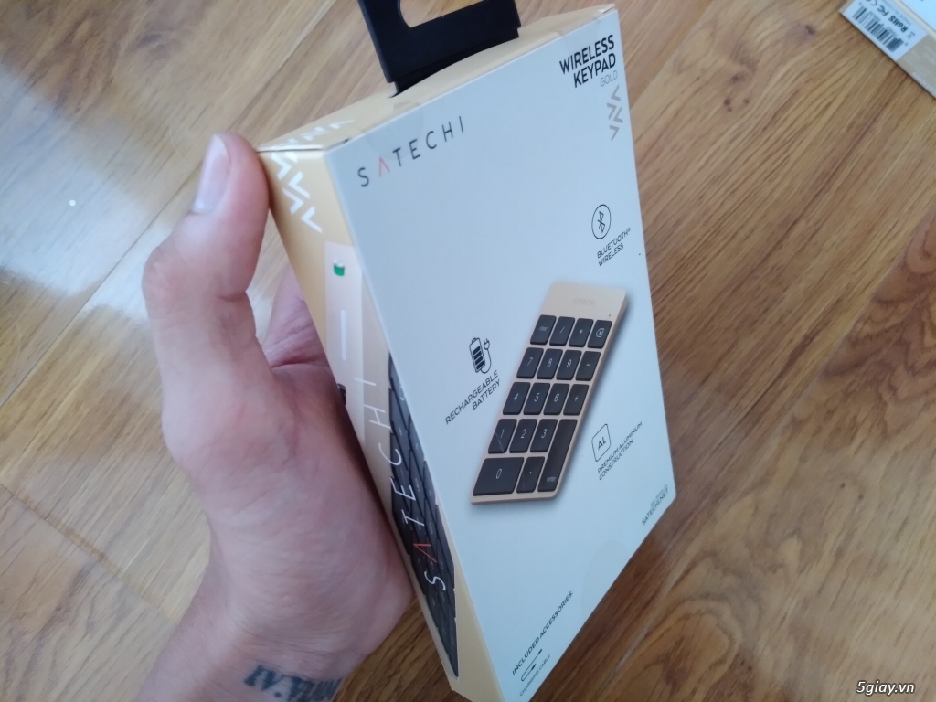 Bàn phím số SATECHI Wireless Keypad Gold - 2