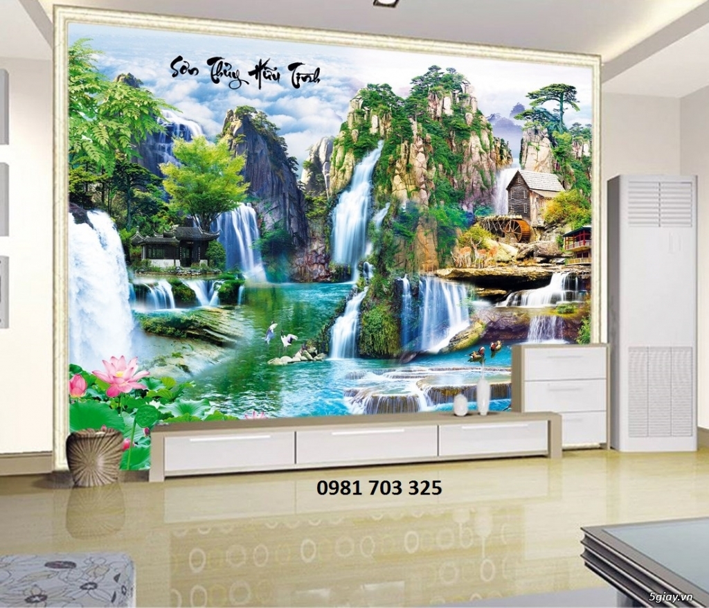 Tranh gạch 3D phong cảnh- gạch tranh trang trí