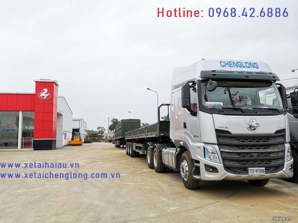 Xe đầu kéo chenglong 1 cầu 2 cầu, dau keo chenglong H7 cầu dầu láp - 3