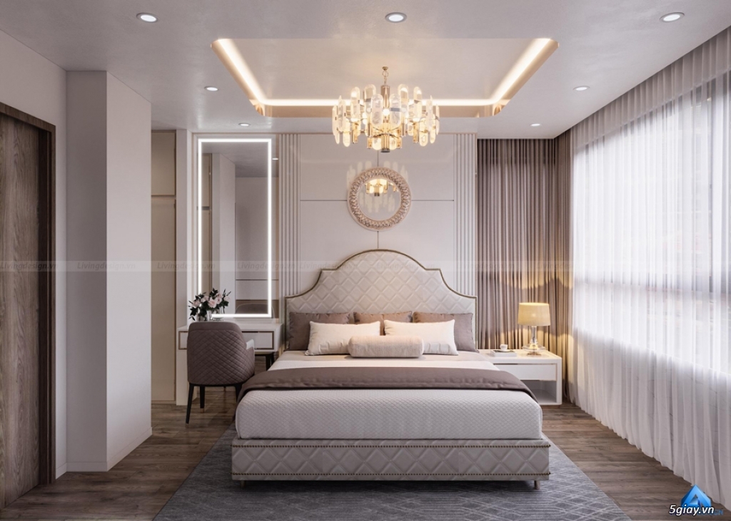 Thiết kế nội thất căn hộ Sunwah Pearl 2PN Luxury | Living Design - 3