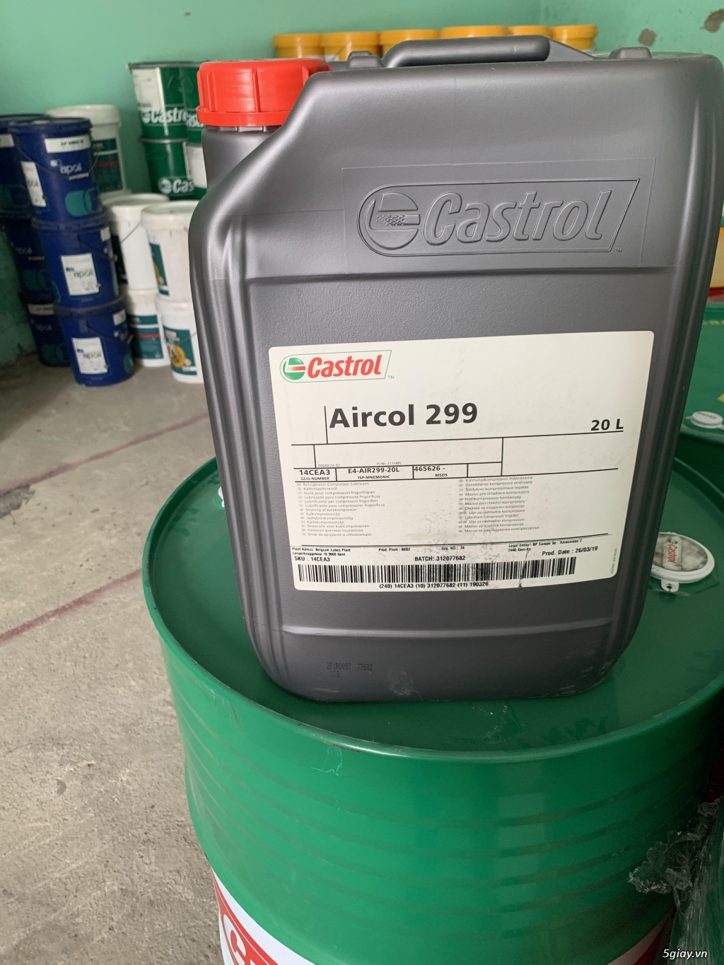 Dầu máy nén lạnh Castrol Aircol 299 - 0946102891 | 5giay