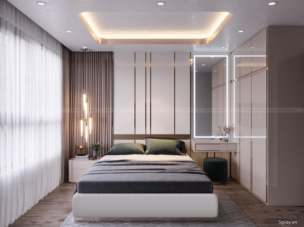 Thiết kế nội thất căn hộ Sunwah Pearl 2PN Luxury | Living Design - 5