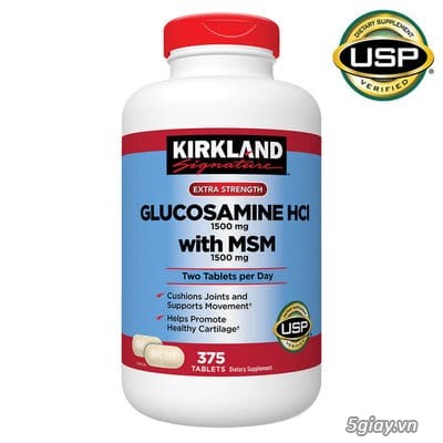 Thực phẩm chức năng hỗ trợ xưong khớp Kirkland Glucosamine HCL 1500mg