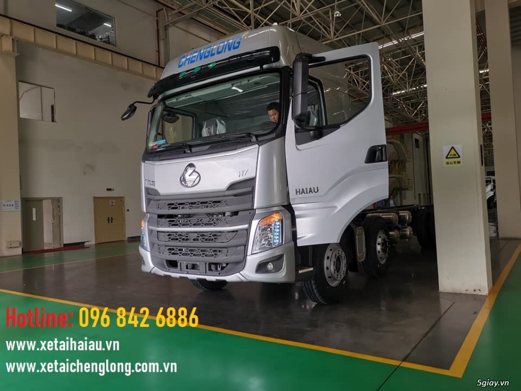 Xe tải thùng mui bạt chenglong 5 chân 5 giò 10x4, 21 22 tấn, thùng dài - 3