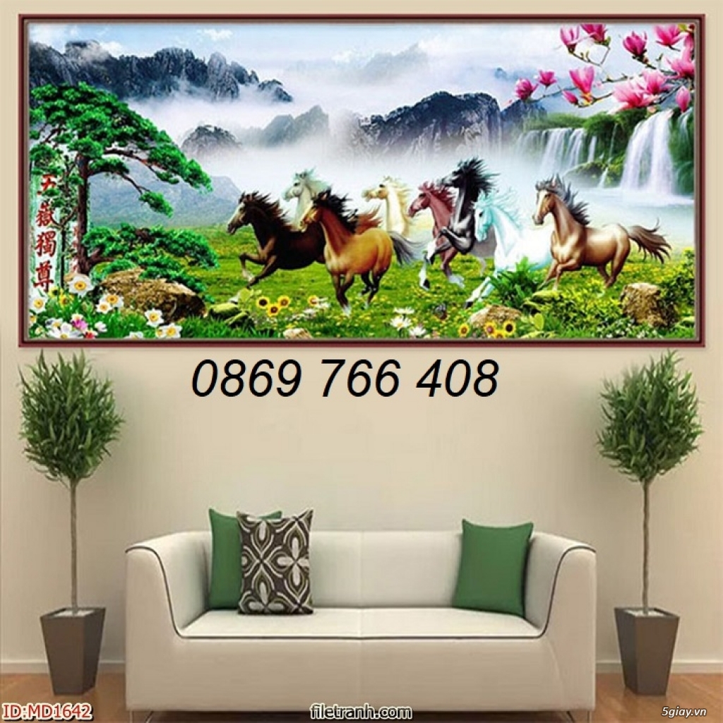 Tranh gạch 3d mã đáo thành công - 2