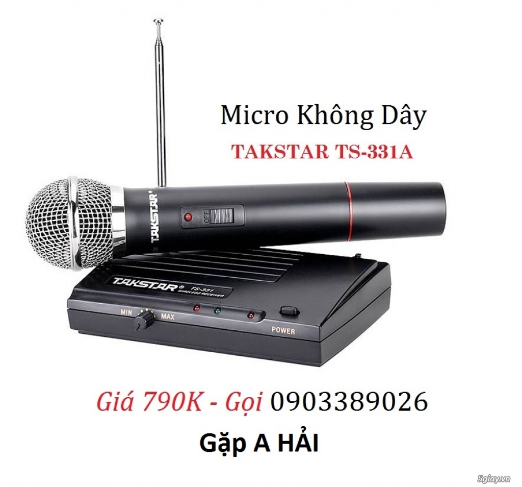Micro không dây xa đến 100m Takstar TS-331A hàng chính hãng giá đẹp - 3