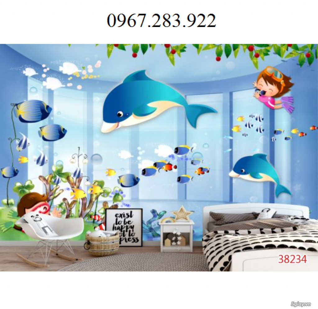 Tranh gạch 3d hoạt hình - 2