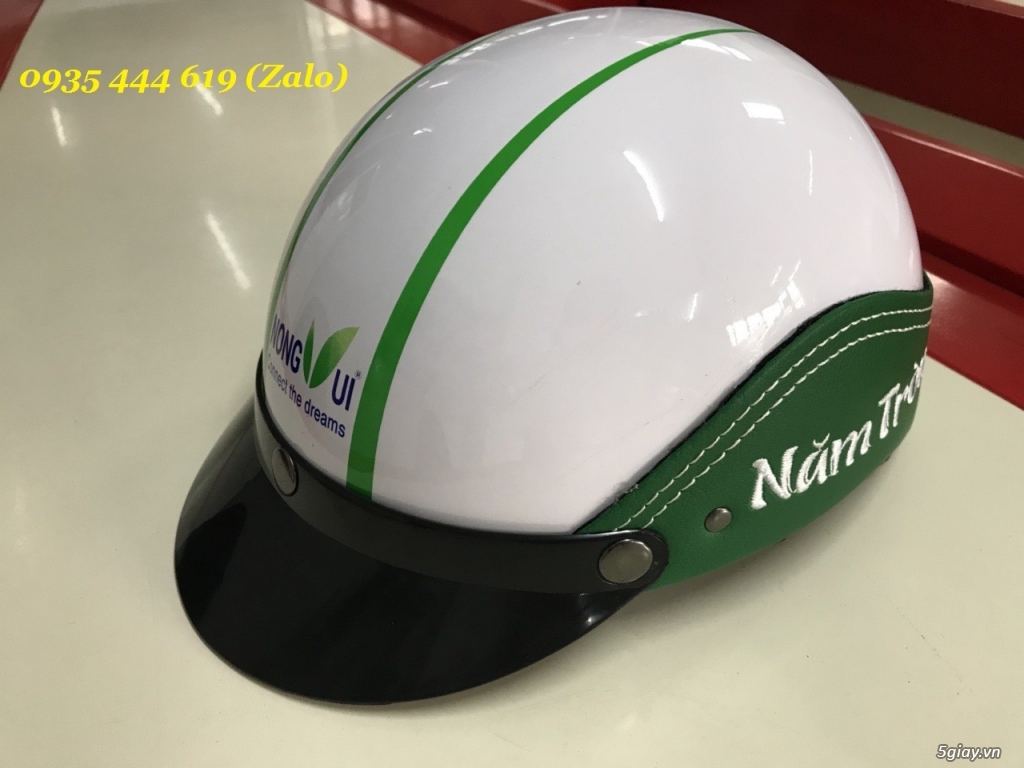 Mũ bảo hiểm in logo quảng cáo uy tín ở Đà  Nẵng - 3