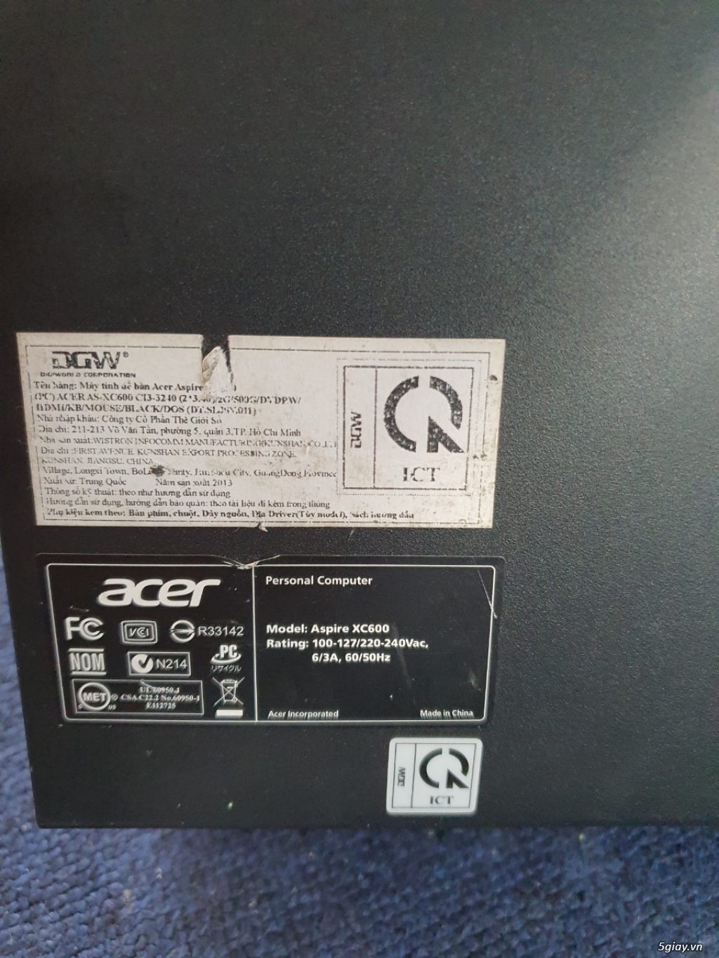 Máy bộ  Acer Aspire XC605 thanh lý - 2