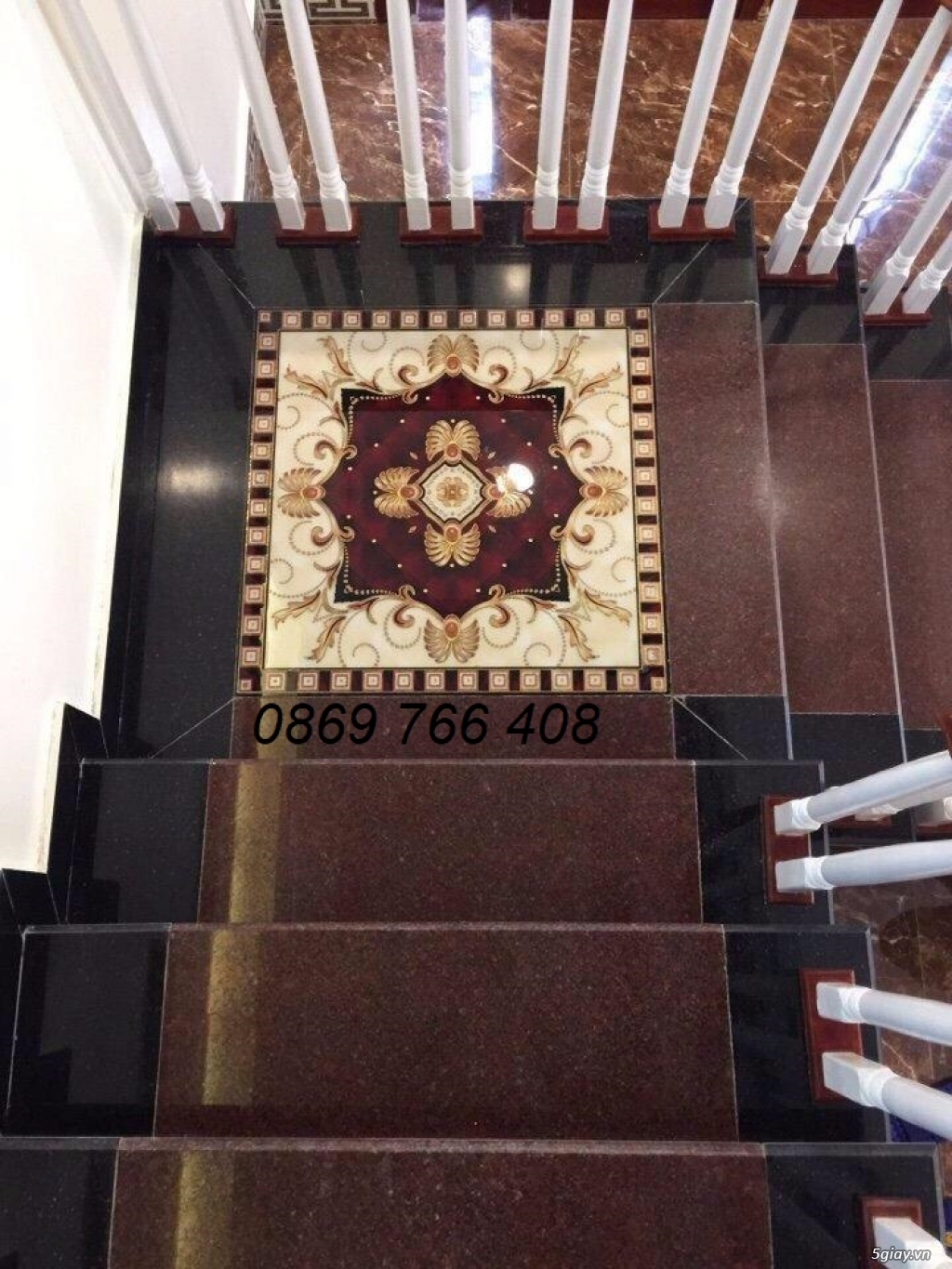 Chiếu nghỉ cầu thang-Gạch thảm 3D - 5