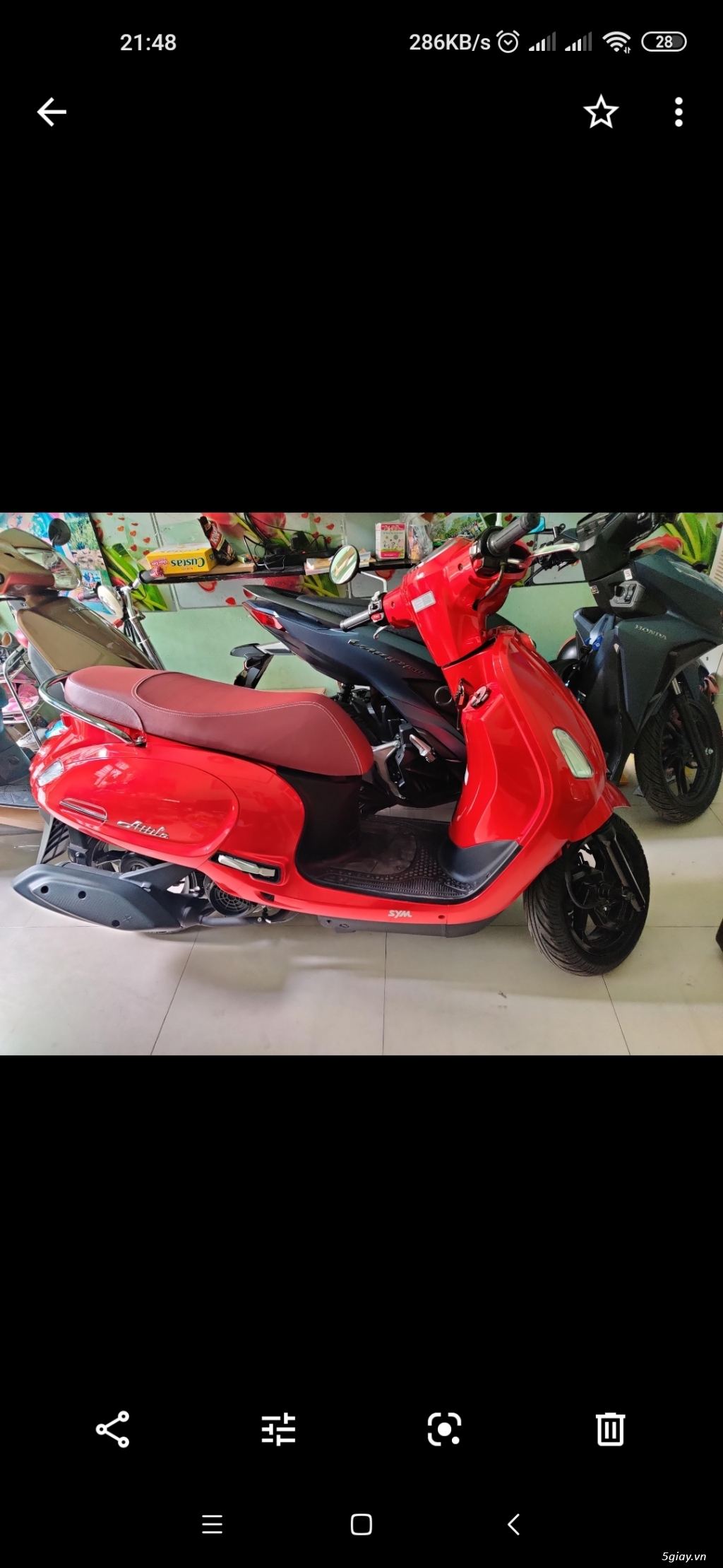 xe tay ga attila đời 2020 fi 125cc chính hãng sym mới - 2