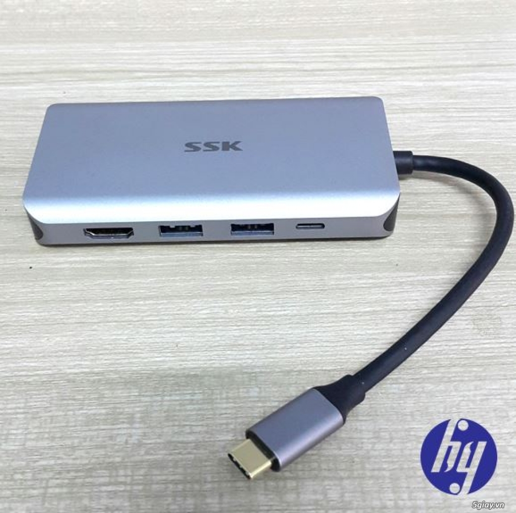 SSK SC100 Hỗ trợ các cổng kết nối Ethernet, HDMI, VGA,... - 3
