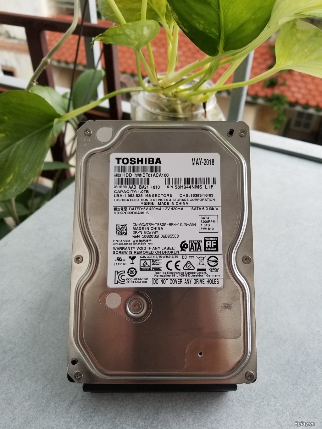 Ổ Cứng PC HDD 1TB 3.5 Toshiba (DT01ACA100) _ Freeship 2 Giờ HCM - 2