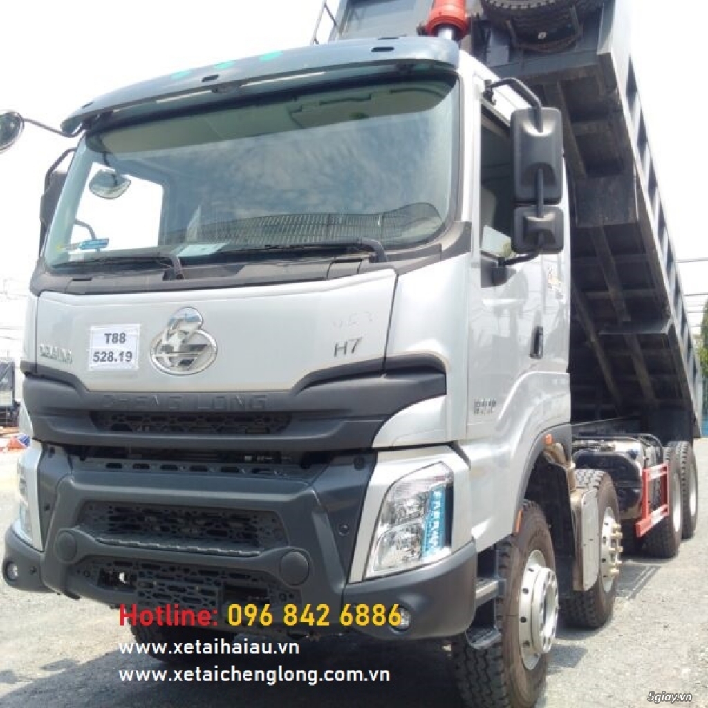 Bán xe tải ben chenglong  3 4 chân cầu, 10 12 15 20 25 30 khối rẻ - 3