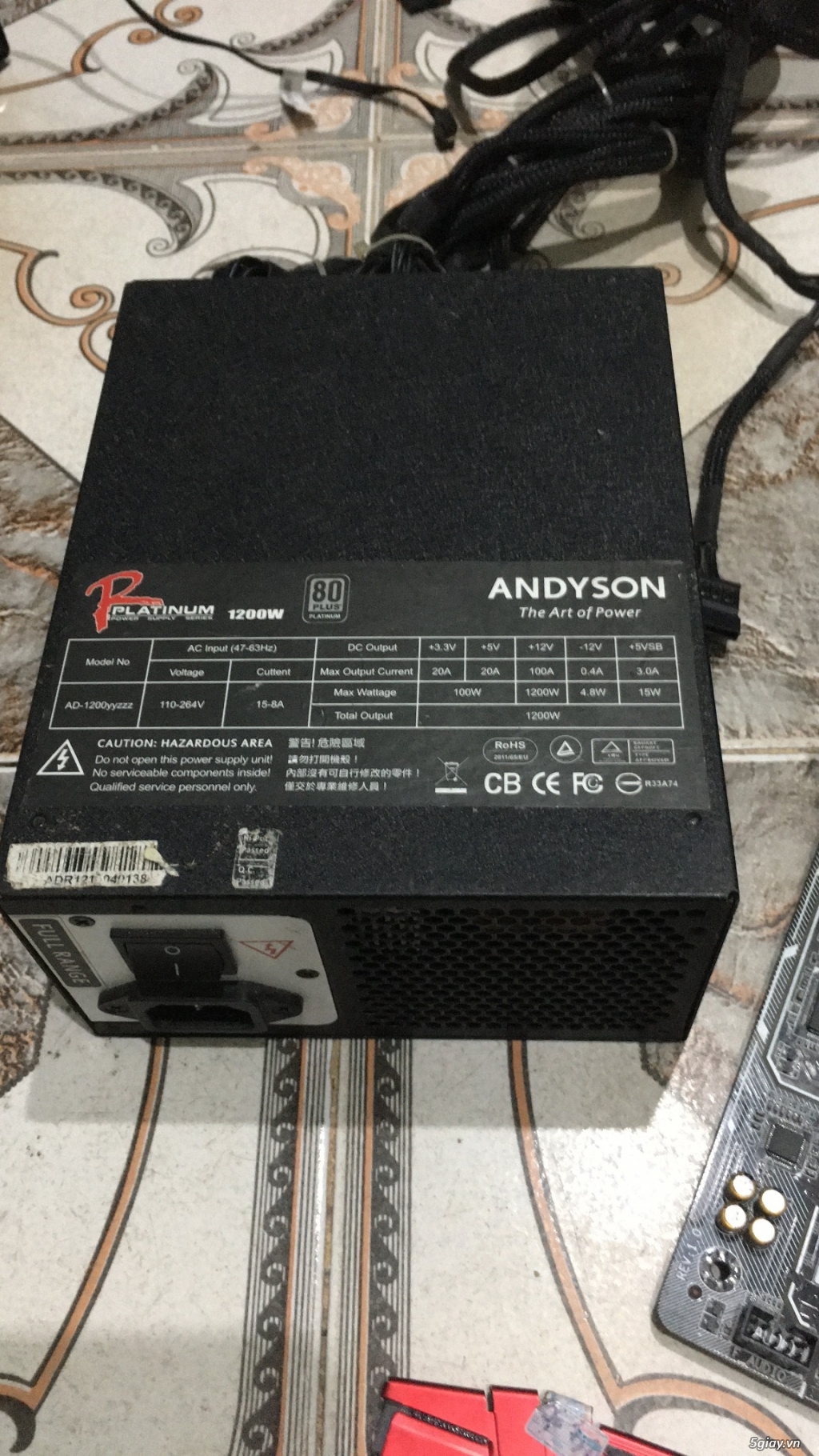 Thanh lý gigabyte h110 d3a,g3930,2 ddr4 4g 2133,nguồn cst 550w,1300w - 1