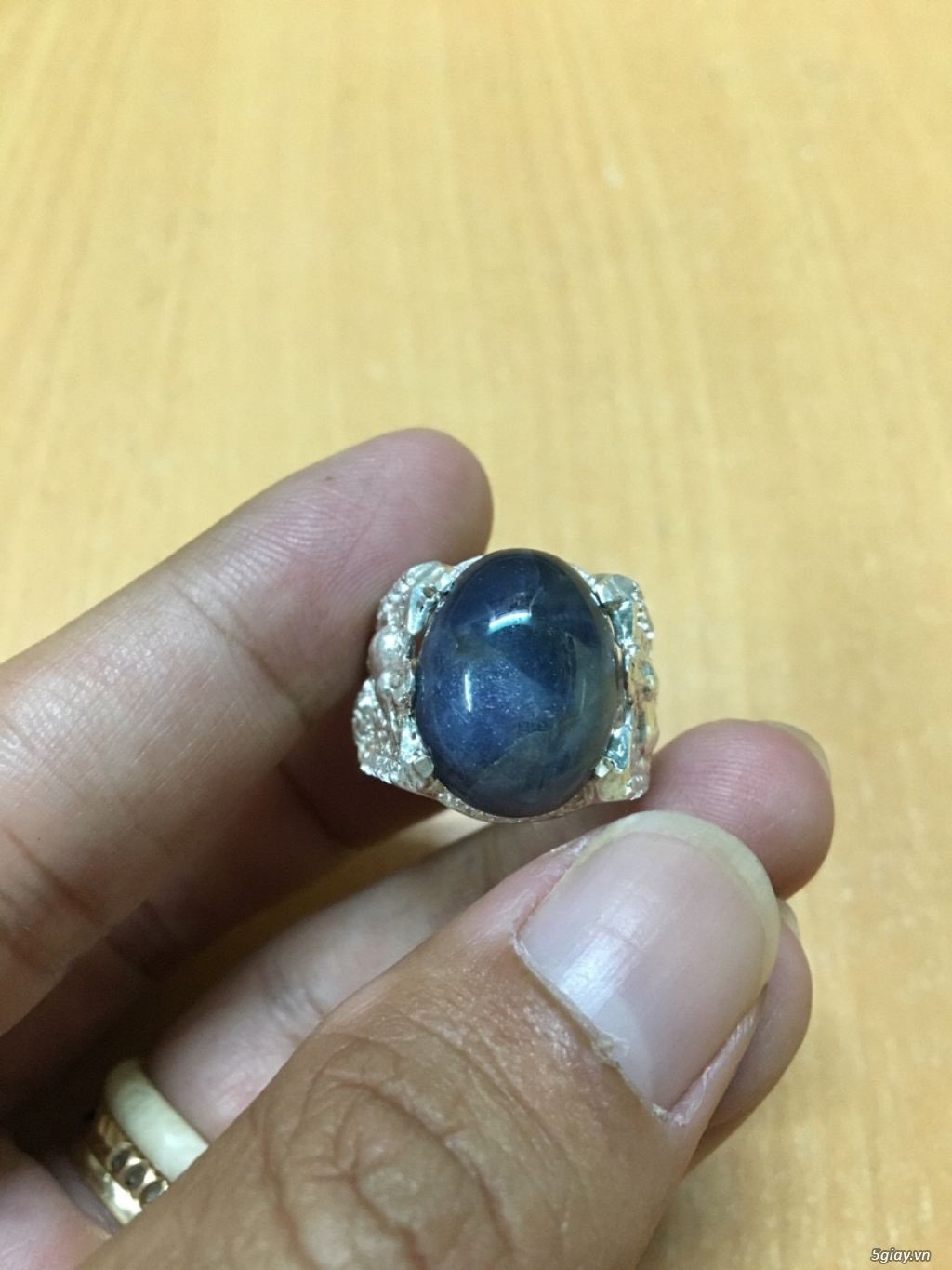 Nhẫn bạc cao cấp 950 gắn đá Ruby Saphia thiên nhiên 100% độc đẹp khủng - 30