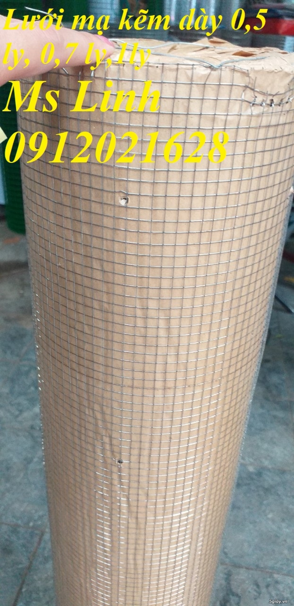 Lưới trát tường mạ kẽm dây 0,7 ô 10 x 10, dây 1ly ô 10 x 10mm - 1