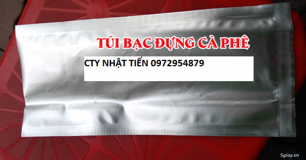 Túi bạc đựng cà phê, túi cà phê 4 cạnh - 4