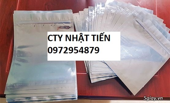 Túi bạc 3 biên có zipper, túi bạc đựng thực phẩm - 1