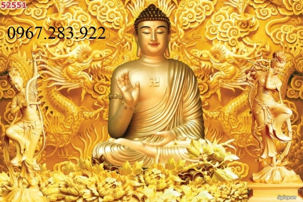Tranh gạch men Phật  Giáo - 2