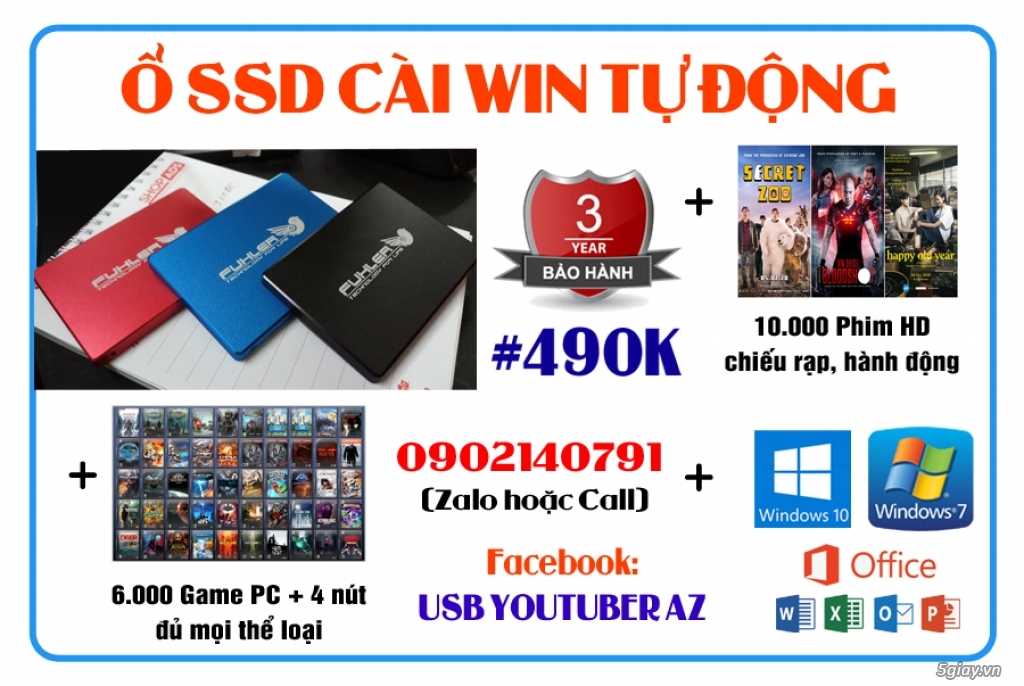 Ổ CỨNG SSD 120GB CÀI WIN TỰ ĐỘNG - 4