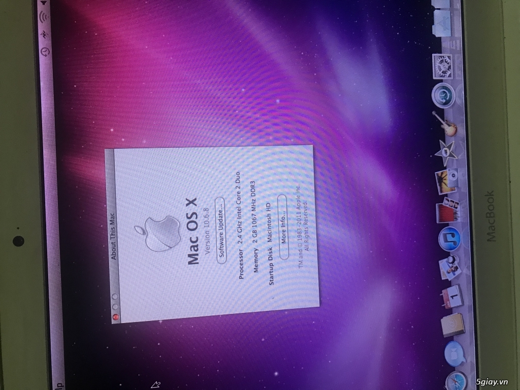 Macbook core 2 duo - 3