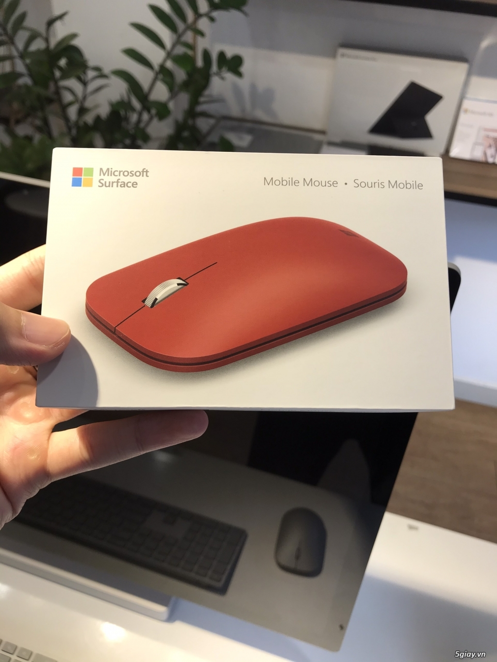 Surface Mobile Mouse màu đỏ tươi Poppy Red