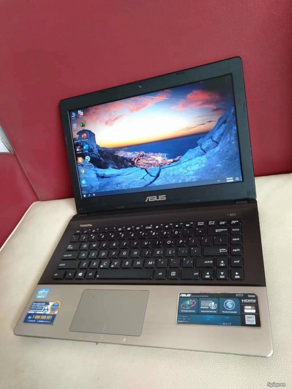 Cần bán Laptop Asus K45 Máy đẹp 97% Core i5 2410M Ram 4gb Ssd 128gb - 11